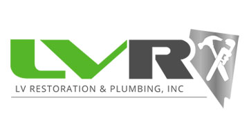 LV Restoration and Plumbing Logo Design